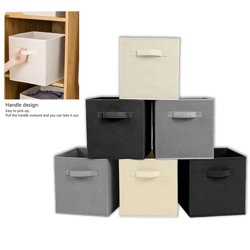 Kids Toys Drawers - Kotak Penyimpanan Kain Non Woven Lipat,