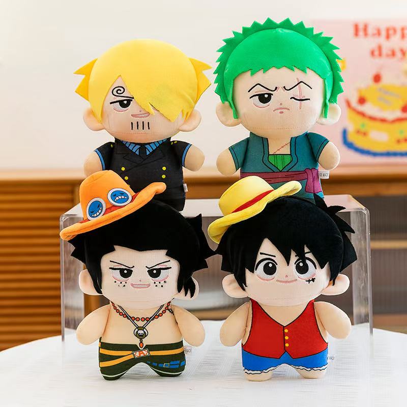 Kids Toys Idea - Boneka Plush Anime 23cm Luffy Zoro