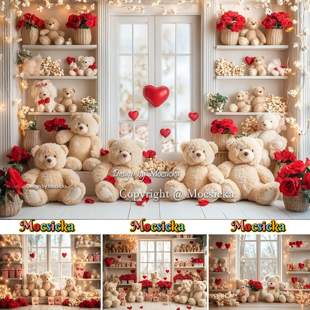Toys Background For Kids - Mocsicka Latar Belakang Ruangan Hari Valentine