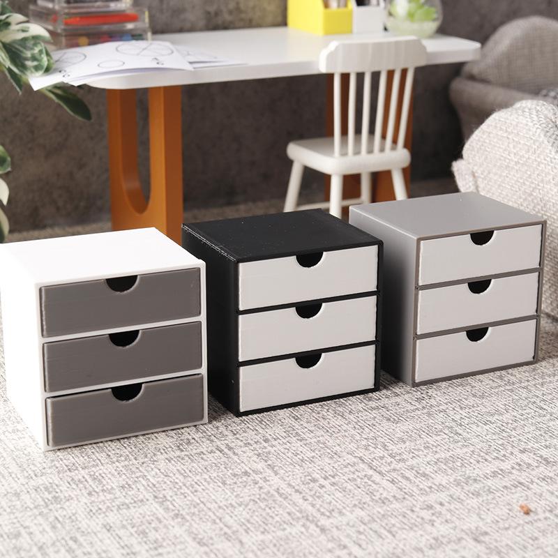 Kids Toys Drawers - Rak Buku Kayu Miniatur untuk Rumah