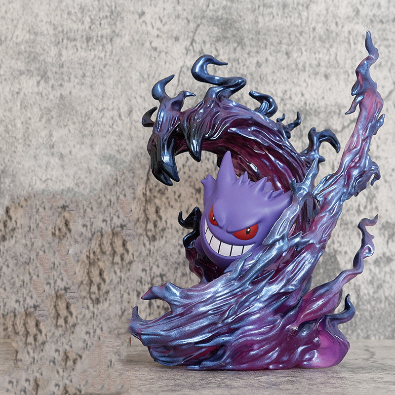 Kids Toys Idea - 19cm Anime Pokemon Gengar Versi Pertarungan.