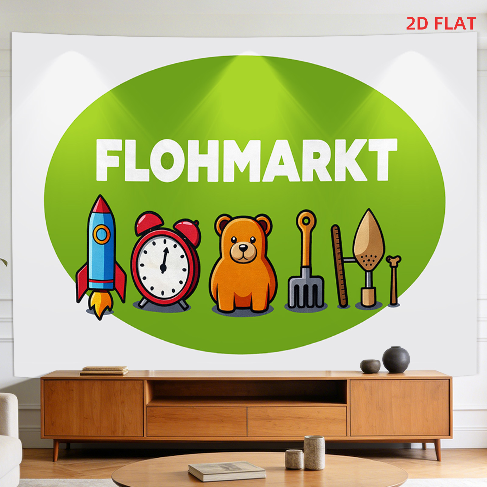 Toys Background For Kids - Tapestry Flohmarkt, Hiasan Dinding Pasar Malam