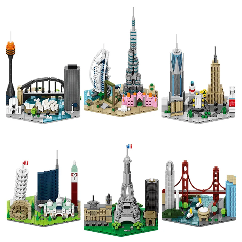 Kids Toys Dubai - Mainan Blok Bangunan Pemandangan Kota Prancis