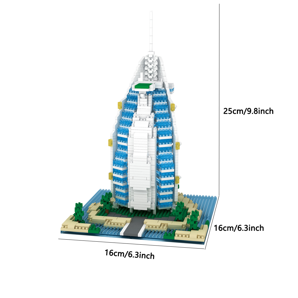 Kids Toys Dubai - Tahu model blok bangunan Skyline Dubai