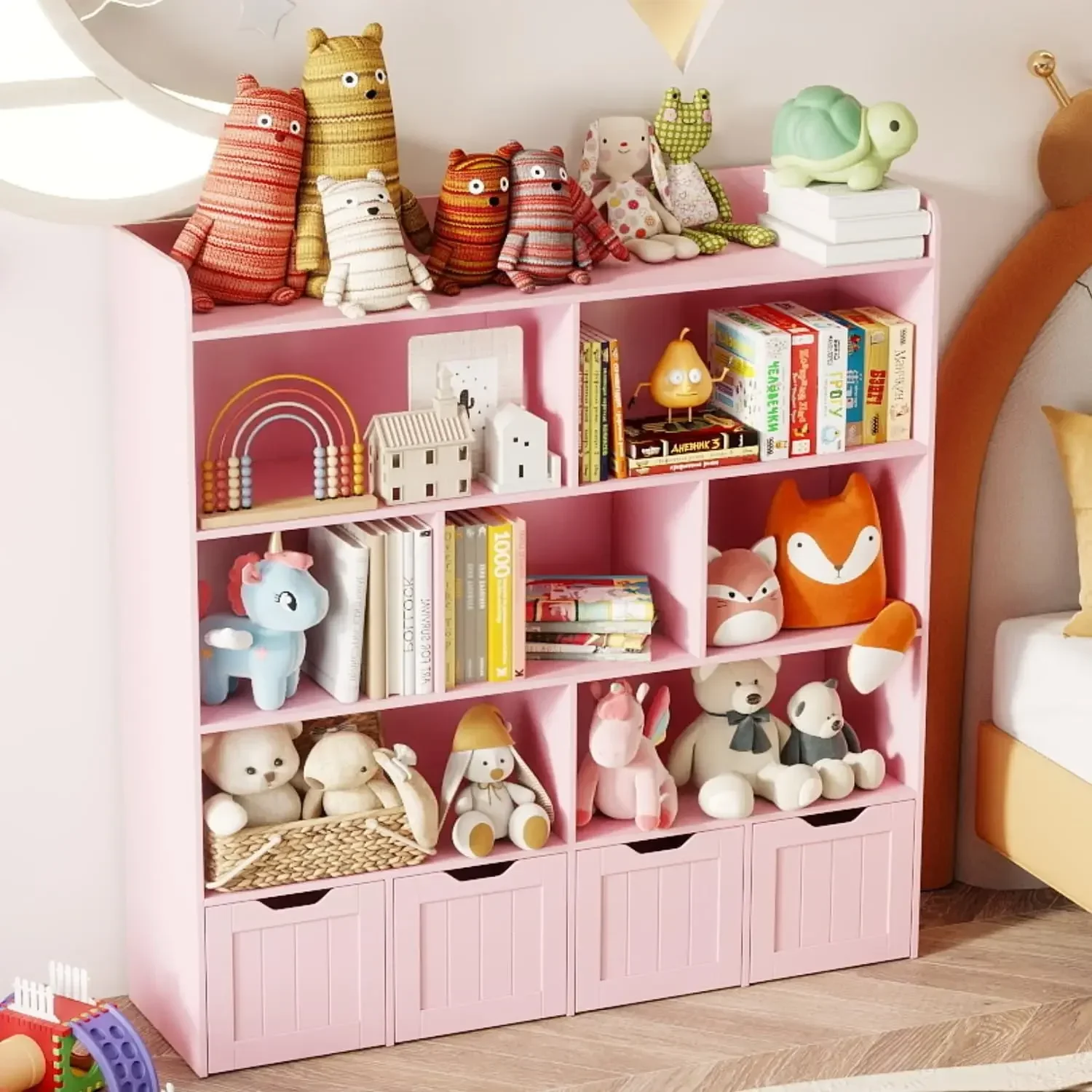 Kids Toys Drawers - Lemari Penyimpanan Mainan Anak dengan Rak