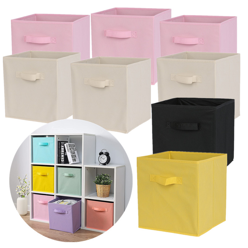 Kids Toys Drawers - Kotak Penyimpanan Kubus Lipat dari Kain