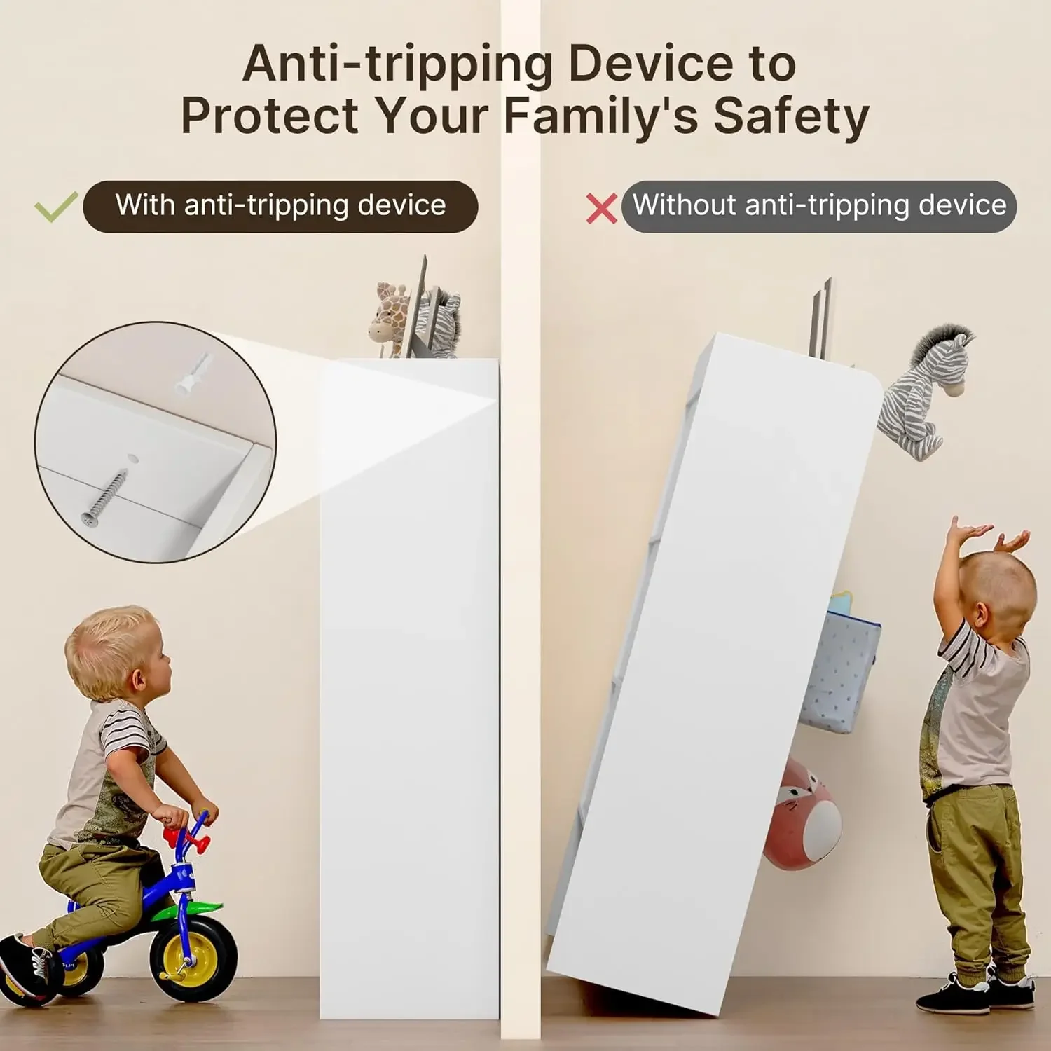 Lemari Penyimpanan Mainan Anak - Kids Toys Drawers ulasan dan harga