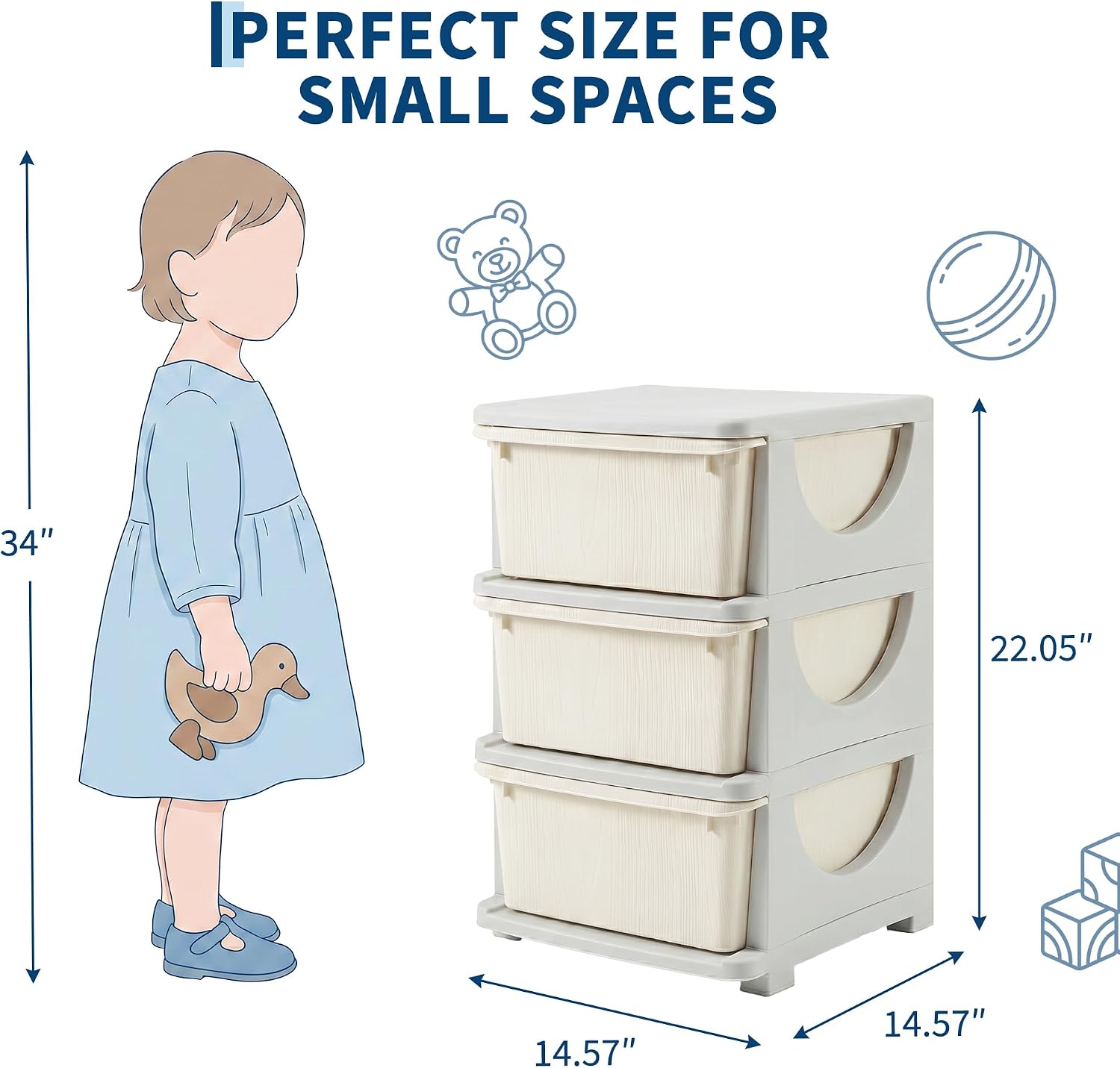 Lemari Penyimpanan Mainan dan  - Kids Toys Drawers ulasan dan harga