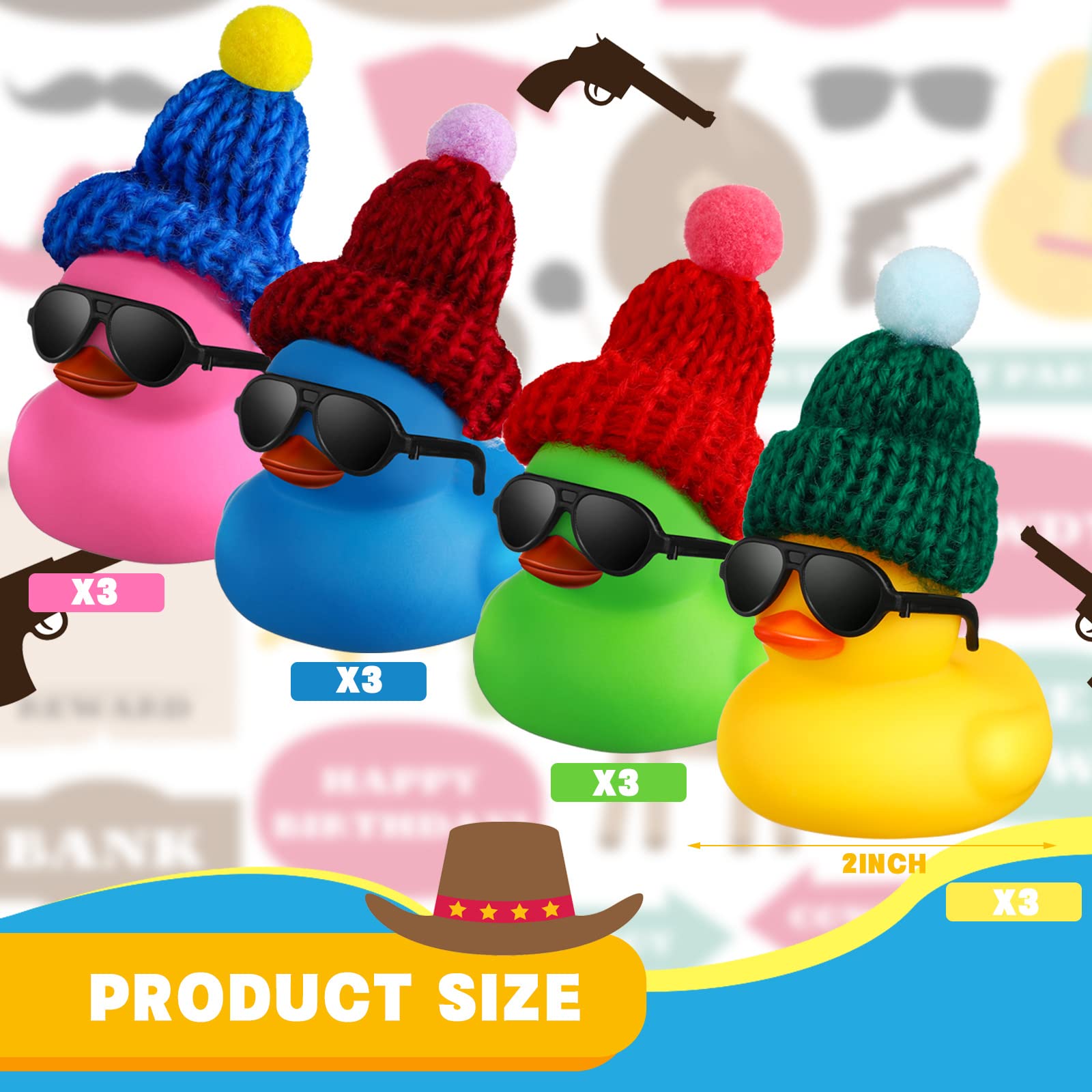 Bebek Karet Mini dengan Kacama - Rubber Duck Bath ulasan dan harga