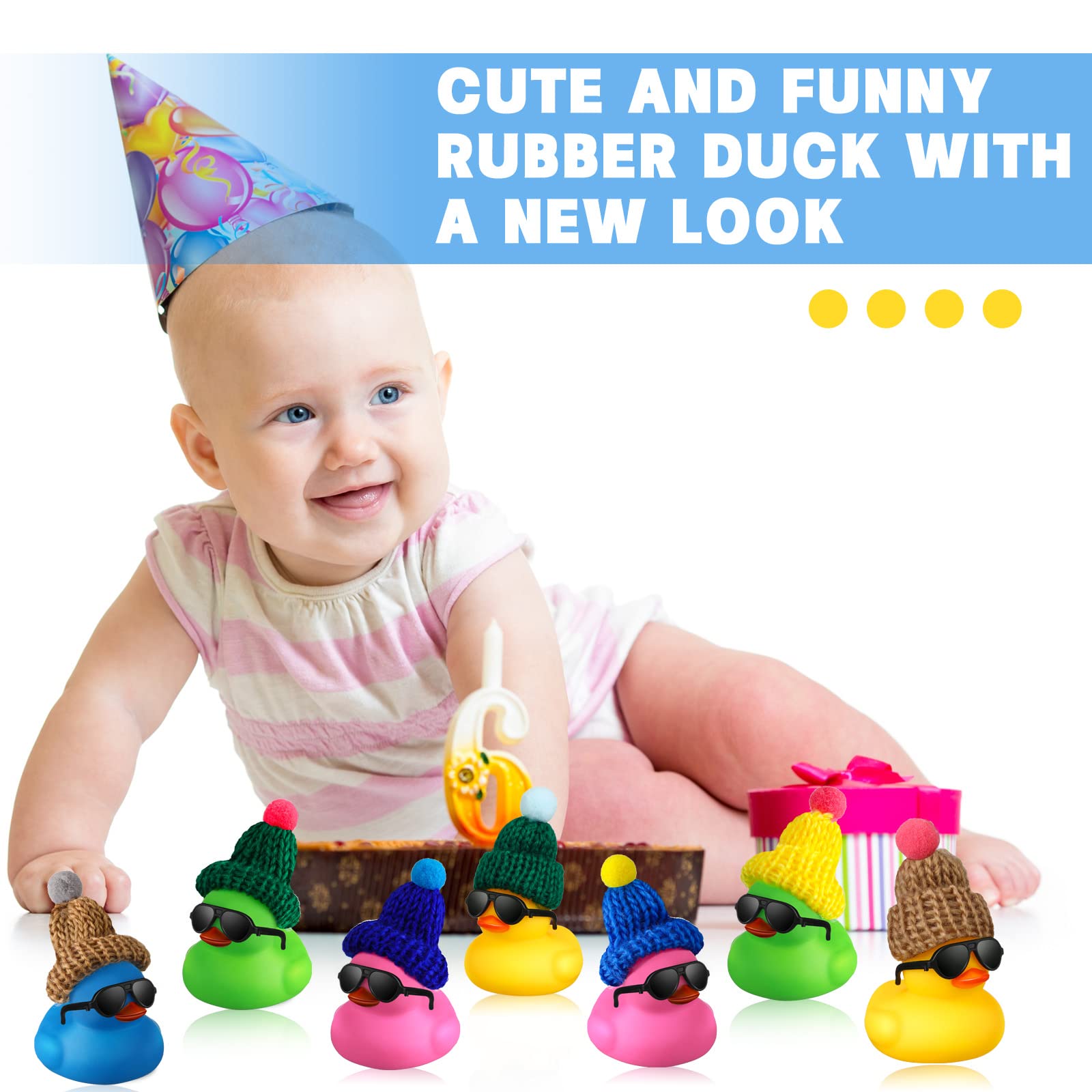 Bebek Karet Mini dengan Kacama - Rubber Duck Bath ulasan dan harga