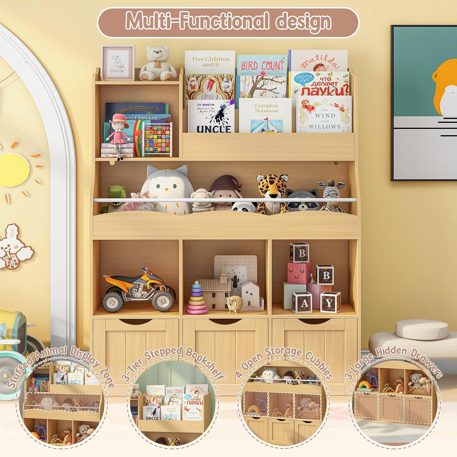 Rak Buku & Lemari Penyimpanan  - Kids Toys Drawers ulasan dan harga
