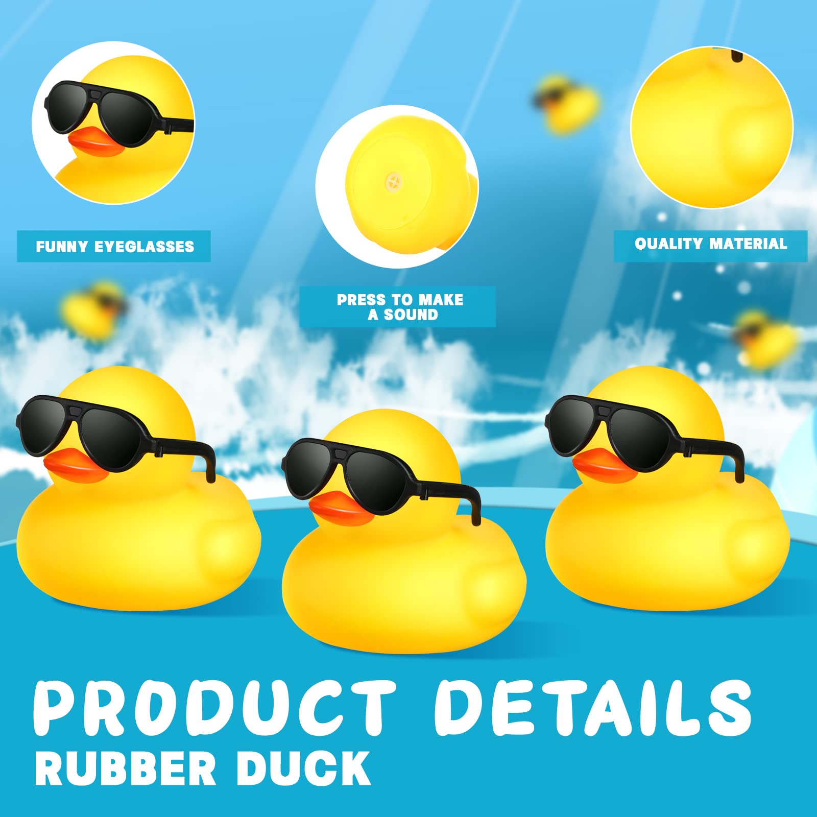 1-100 Buah Bebek Karet Mini Ku - Rubber Duck Bath ulasan dan harga
