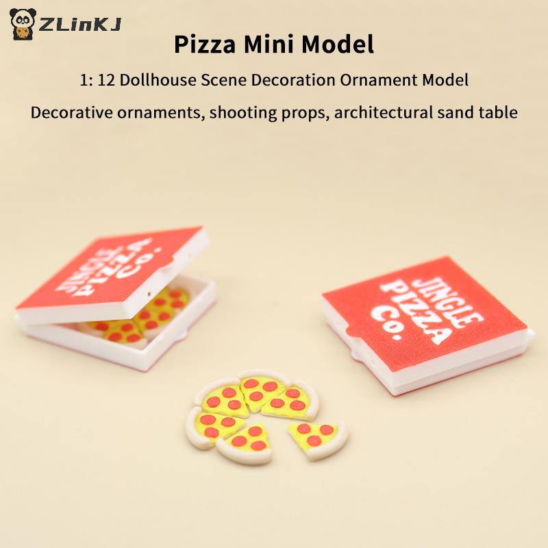 ▶ 1/12 Model Pizza Mini Simula - Dollhouse Furniture Set ulasan dan harga