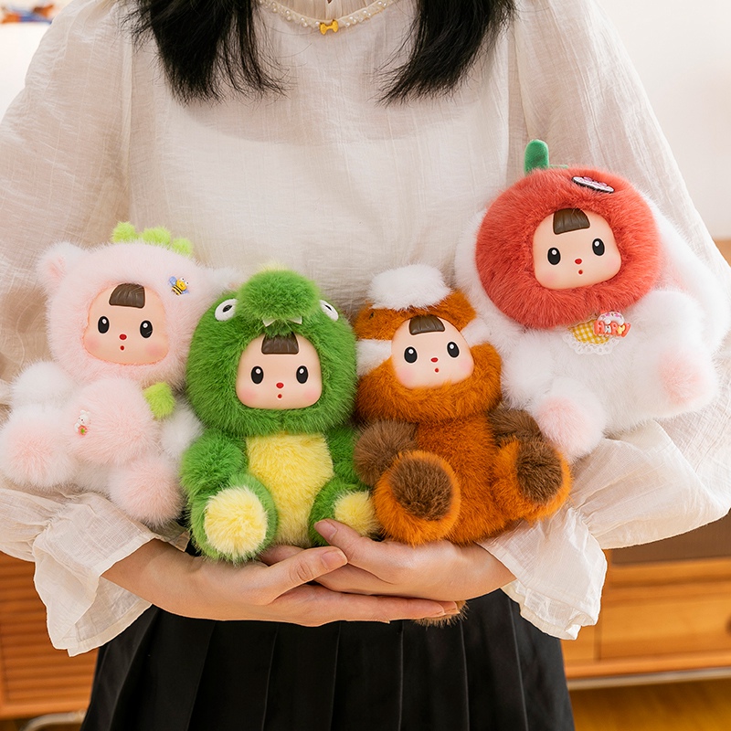 Boneka Rakun & Stroberi Kelinc - Soft Plush Doll ulasan dan harga