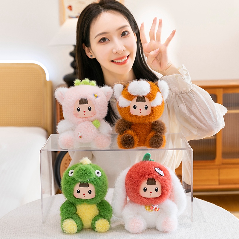 Boneka Rakun & Stroberi Kelinc - Soft Plush Doll ulasan dan harga