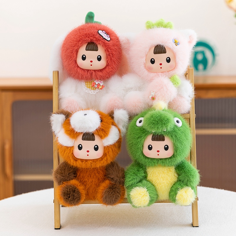 Boneka Rakun & Stroberi Kelinc - Soft Plush Doll ulasan dan harga