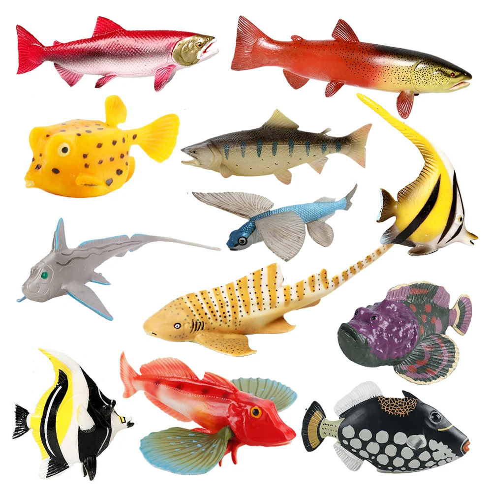 Mainan Hewan Laut Figur Ikan S - Kids Toys Reviews ulasan dan harga