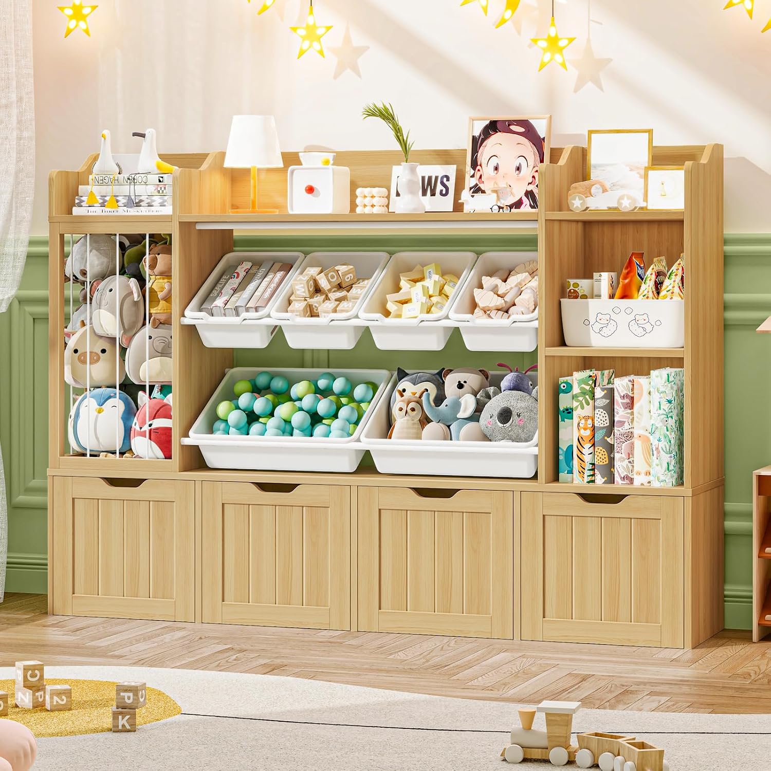 Lemari Penyimpanan Buku Anak d - Kids Toys Drawers ulasan dan harga