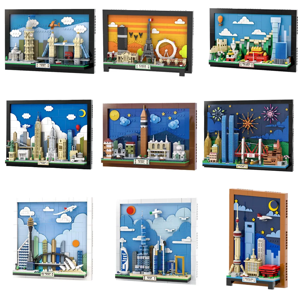 Kartu Pos Kota Blok Bangunan N - Kids Toys Dubai ulasan dan harga