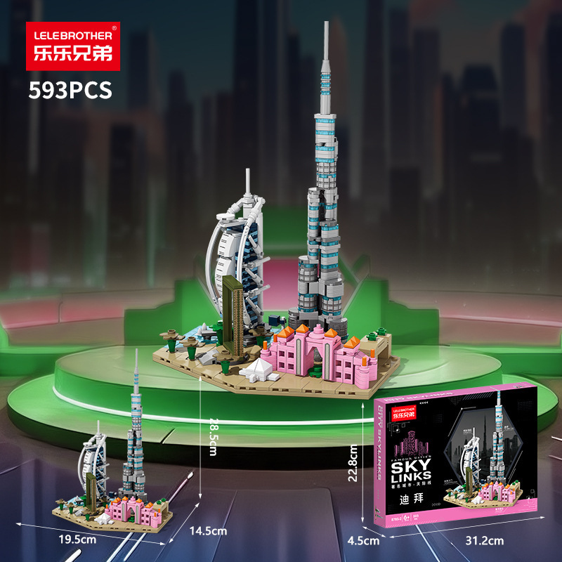 Blok Bangunan Garis Langit Kot - Kids Toys Dubai ulasan dan harga