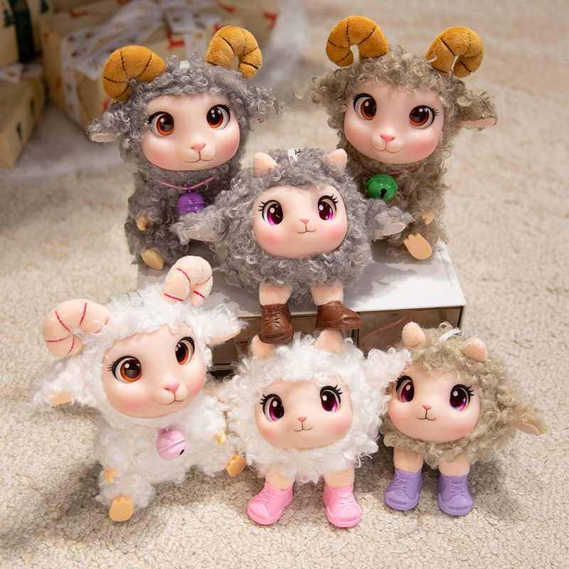 Boneka Domba Lucu Bahan Vinyl  - Soft Plush Doll ulasan dan harga
