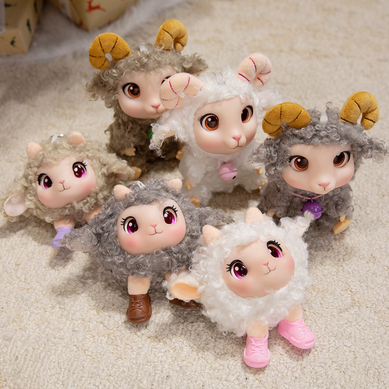Boneka Domba Lucu Bahan Vinyl  - Soft Plush Doll ulasan dan harga