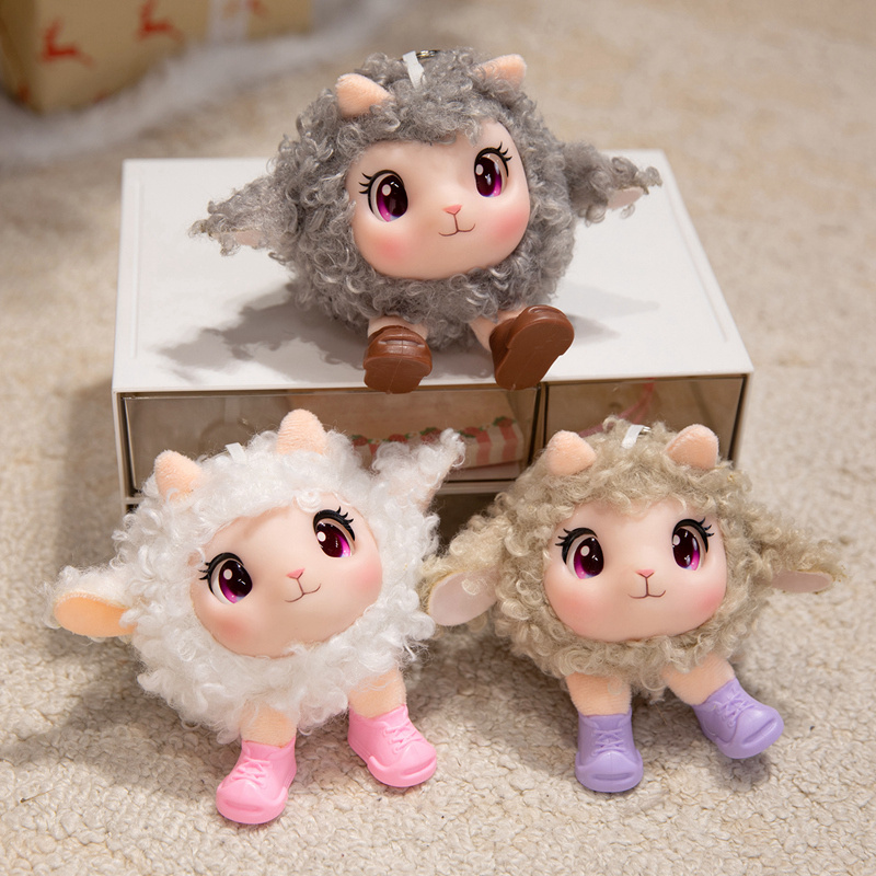 Boneka Domba Lucu Bahan Vinyl  - Soft Plush Doll ulasan dan harga