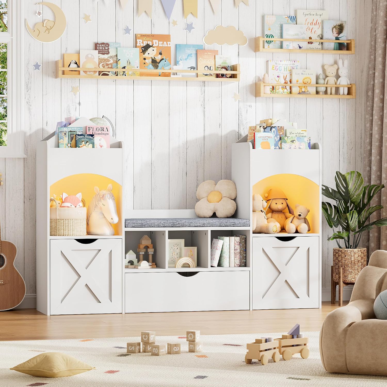 Rak Buku Anak Bentuk Kastil, S - Kids Toys Drawers ulasan dan harga