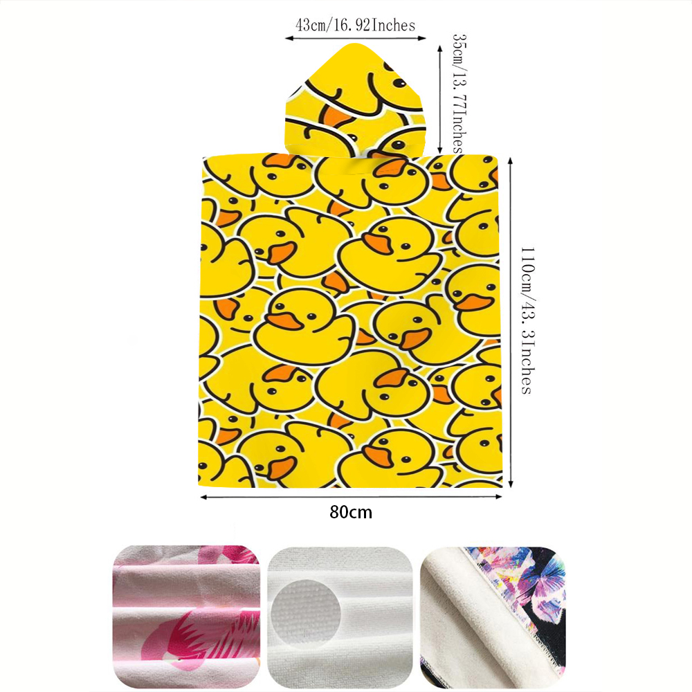 Handuk Pantai Berkerudung Moti - Rubber Duck Bath ulasan dan harga