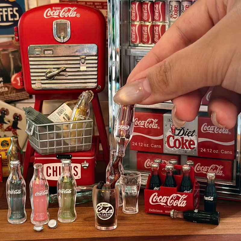 Set Botol Susu Mini Cola 6 War - Dollhouse Furniture Set ulasan dan harga