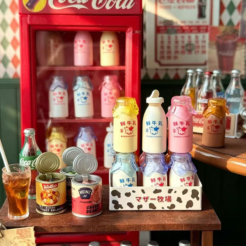 Set Botol Susu Mini Cola 6 War - Dollhouse Furniture Set ulasan dan harga