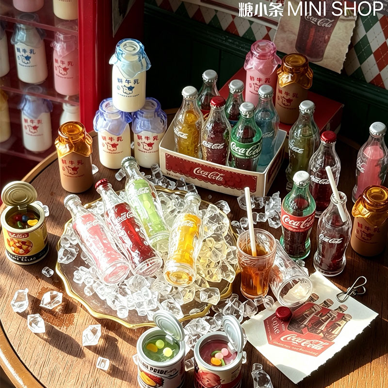 Set Botol Susu Mini Cola 6 War - Dollhouse Furniture Set ulasan dan harga