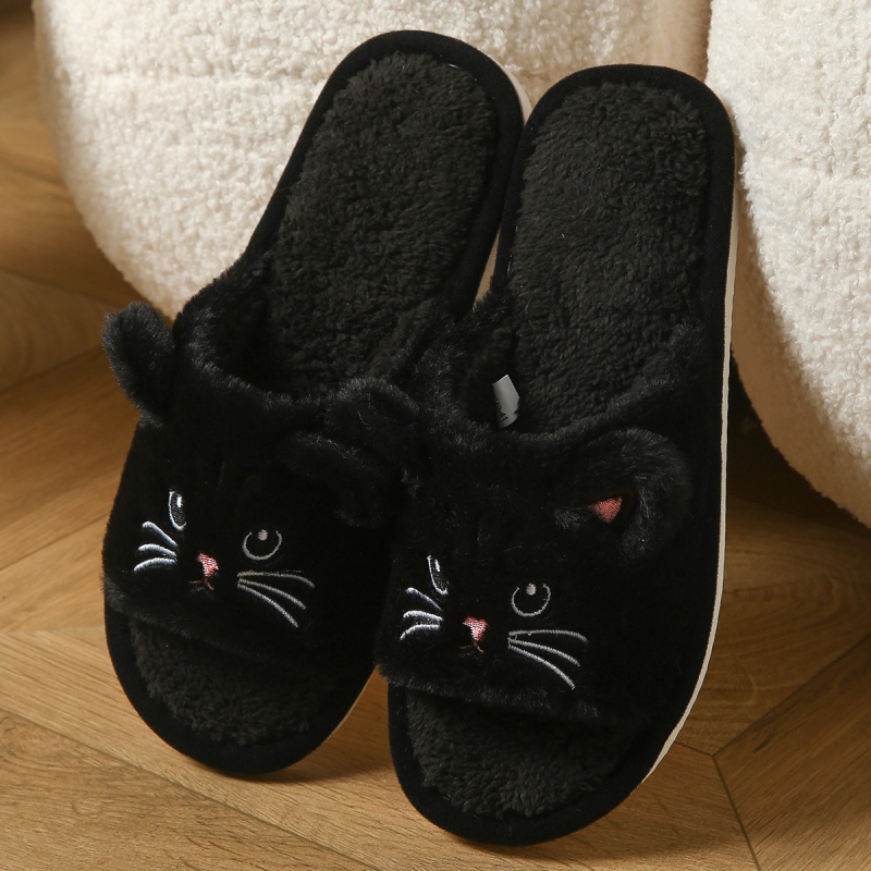 Sendal Jepit Bulu Kucing Lucu  - Soft Plush Doll ulasan dan harga