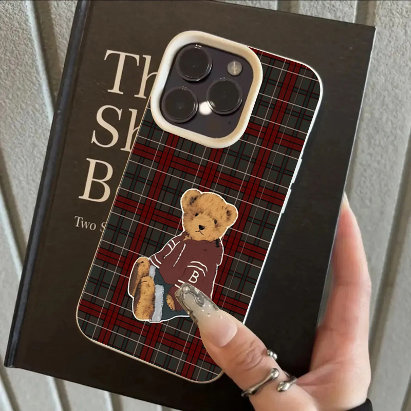 Casing Ponsel Tekstur Leci Mot - Soft Plush Doll ulasan dan harga