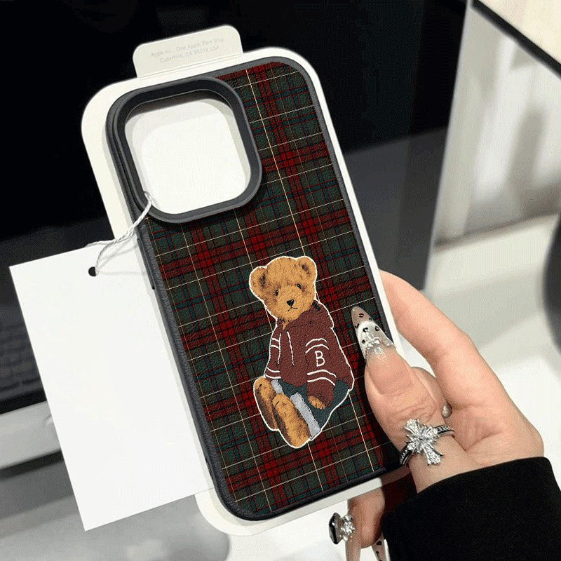 Casing Ponsel Tekstur Leci Mot - Soft Plush Doll ulasan dan harga