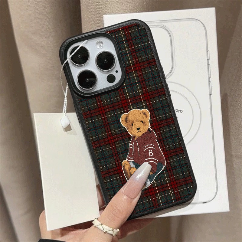 Casing Ponsel Tekstur Leci Mot - Soft Plush Doll ulasan dan harga