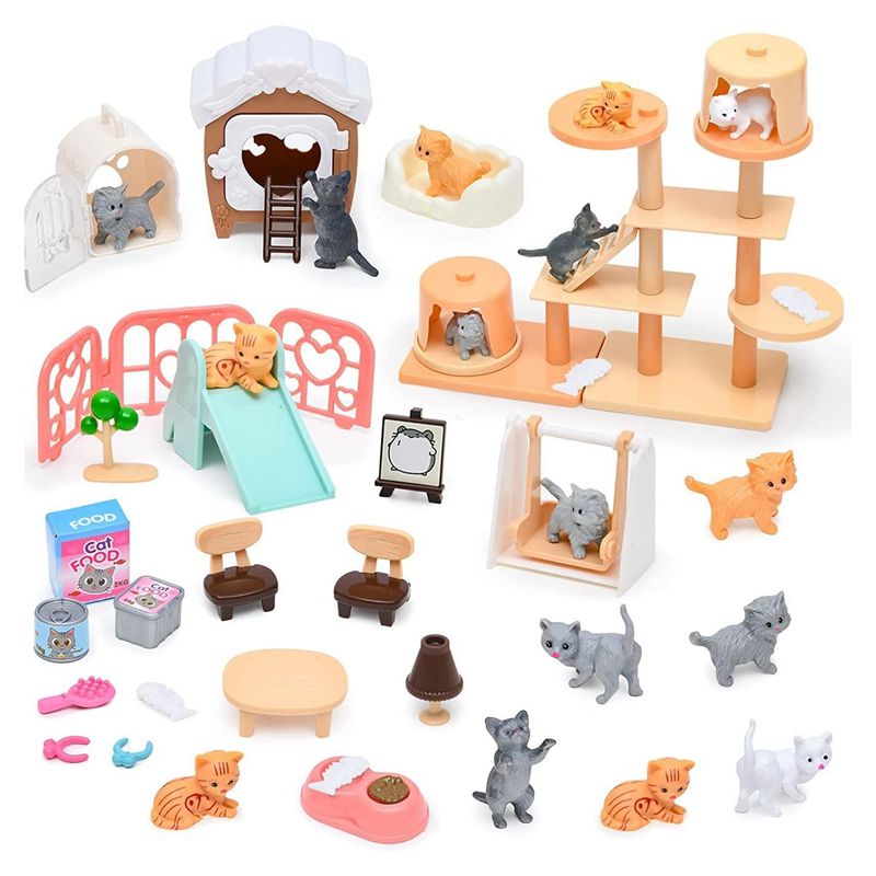 Set Hewan Peliharaan Bagian Ku - Dollhouse Furniture Set ulasan dan harga