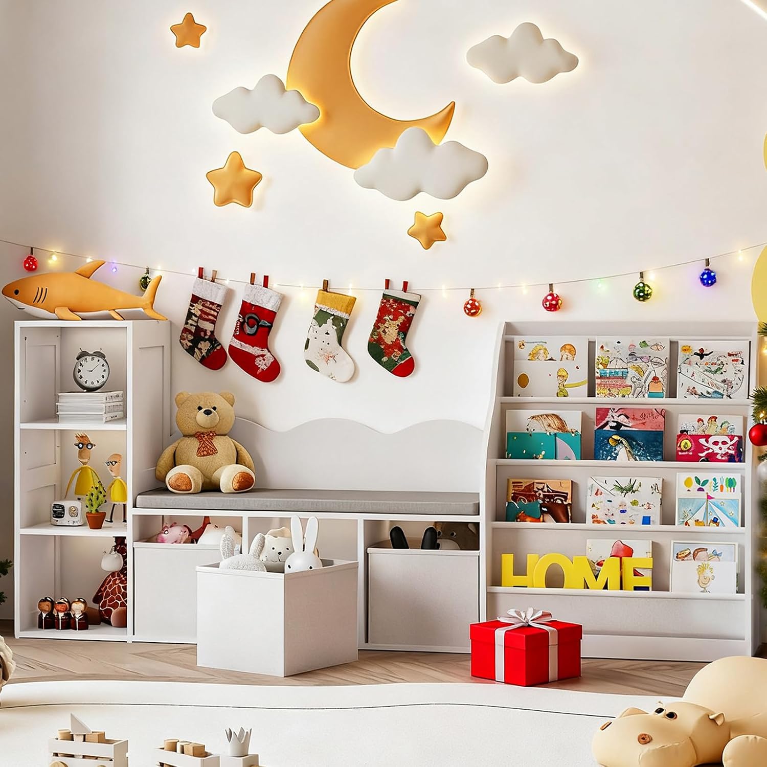Rak Buku Anak 3 in 1, Tempat B - Kids Toys Drawers ulasan dan harga