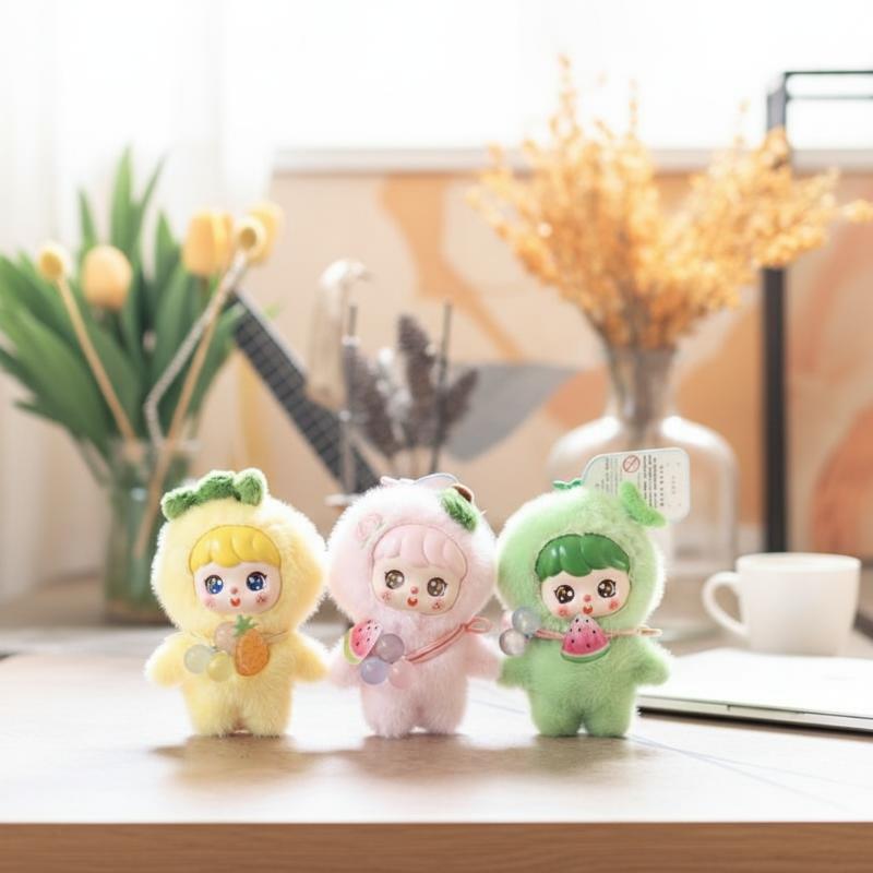 Gantungan Kunci Boneka Buah Lu - Soft Plush Doll ulasan dan harga