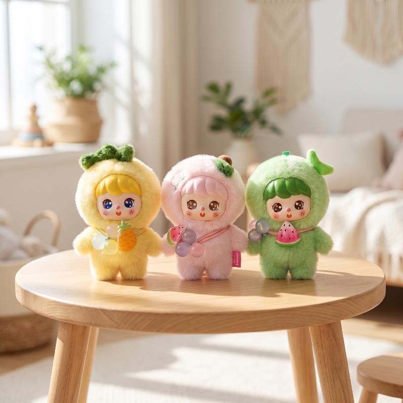 Gantungan Kunci Boneka Buah Lu - Soft Plush Doll ulasan dan harga
