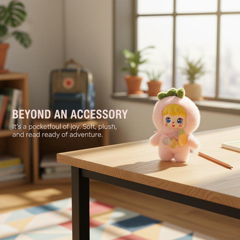 Gantungan Kunci Boneka Buah Lu - Soft Plush Doll ulasan dan harga