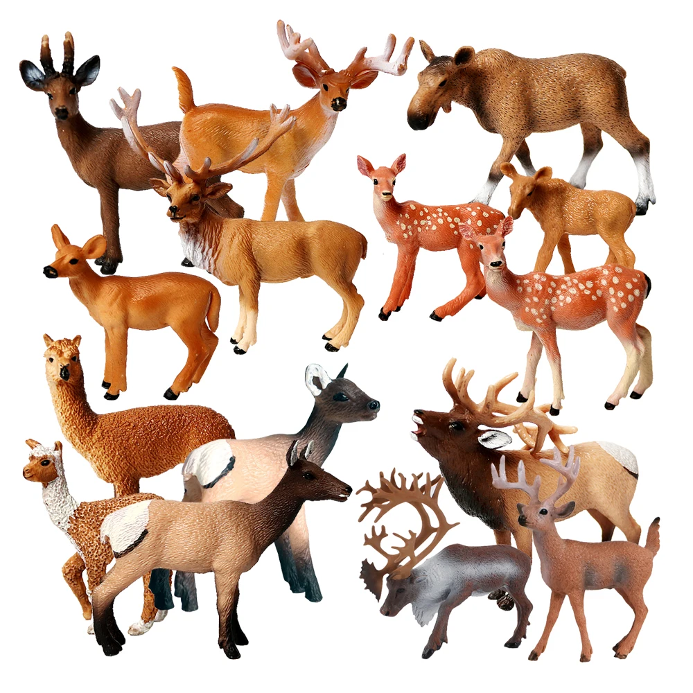 Patung mainan hewan rusa kutub - Kids Toys Reviews ulasan dan harga