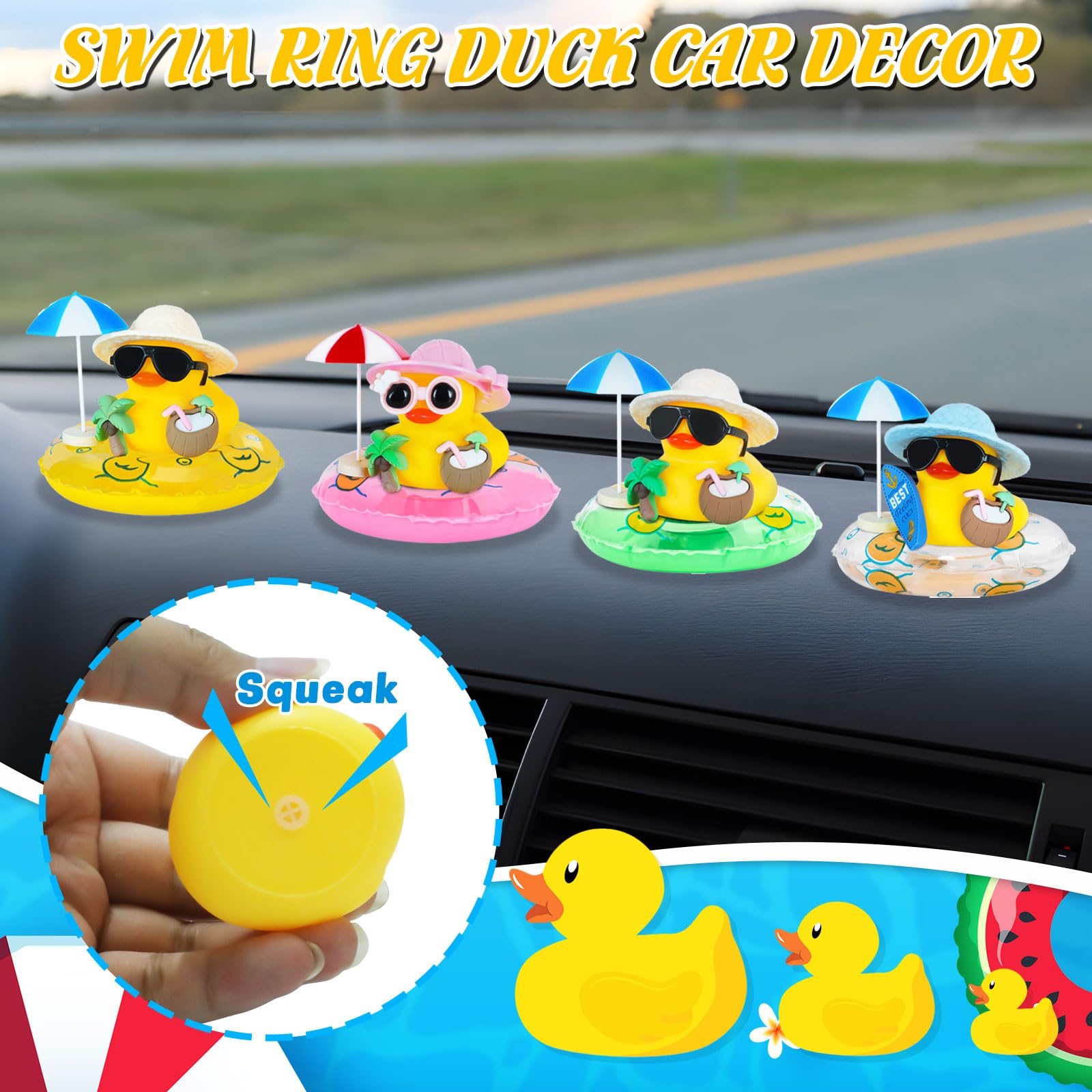 Ornamen Mobil Bebek Karet Deko - Rubber Duck Bath ulasan dan harga
