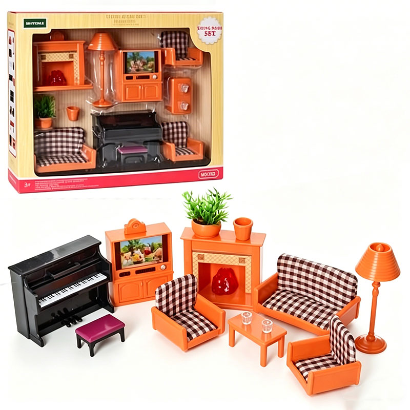 Set Furnitur Rumah Boneka Skal - Dollhouse Furniture Set ulasan dan harga