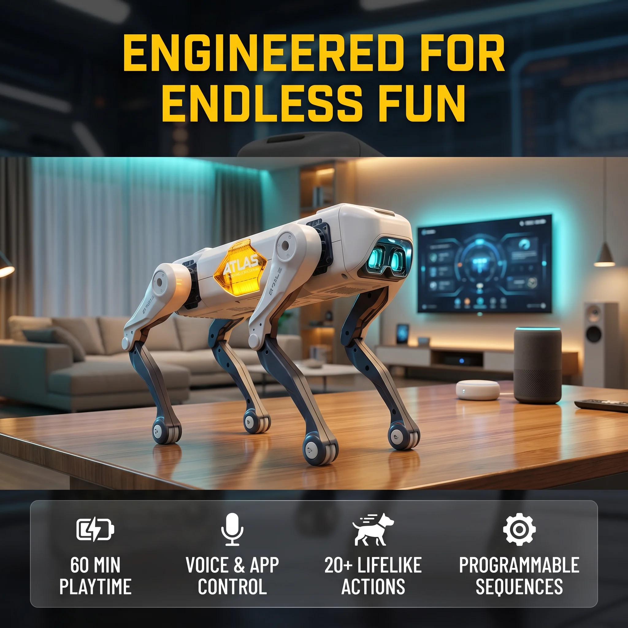 Robot Anjing Pintar AI, Kontro - Kids Toys Idea ulasan dan harga