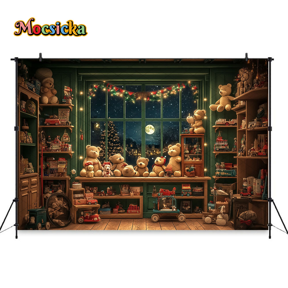 Latar Belakang Jendela Malam N - Toys Background For Kids ulasan dan harga